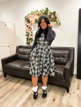 Load image into Gallery viewer, Britney Pinafore Dress Bloombellamoda