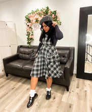 Load image into Gallery viewer, Britney Pinafore Dress Bloombellamoda