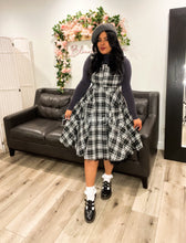 Load image into Gallery viewer, Britney Pinafore Dress Bloombellamoda