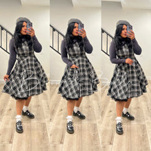 Load image into Gallery viewer, Britney Pinafore Dress Bloombellamoda
