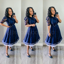 Load image into Gallery viewer, 1950s Ruffled Petticoat Crinoline Dresses Bloombellamoda