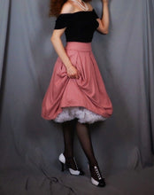 Load image into Gallery viewer, 1950s Ruffled Petticoat Crinoline Dresses Bloombellamoda