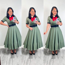 Load image into Gallery viewer, 1950s Ruffled Petticoat Crinoline Dresses Bloombellamoda