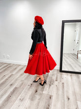 Load image into Gallery viewer, Le amore beret RED/BLACK ONLY Accessories Bloombellamoda