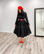 Load image into Gallery viewer, Le amore beret RED/BLACK ONLY Accessories Bloombellamoda