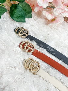 Basic skinny belt set Accessories Bloombellamoda 