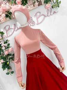 Basic vintage skirt High waisted Bloombellamoda 