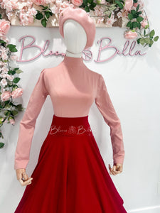 Basic vintage skirt High waisted Bloombellamoda 