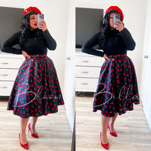 Load image into Gallery viewer, Be that woman skirt Cherry Bloombellamoda 