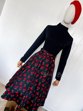 Load image into Gallery viewer, Be that woman skirt Cherry MEDIUM Bloombellamoda 
