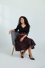 Load image into Gallery viewer, Be that woman skirt Cherry MED/LARGE Bloombellamoda 