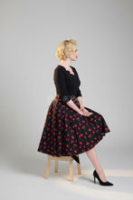 Load image into Gallery viewer, Be that woman skirt Cherry MED/LARGE Bloombellamoda 