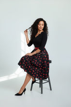 Load image into Gallery viewer, Be that woman skirt Cherry MED/LARGE Bloombellamoda 