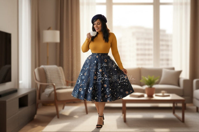 Be that woman skirt GALAXY Skirts Bloombellamoda 