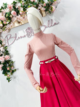 Load image into Gallery viewer, Be that woman skirt MAGENTA Bloombellamoda 