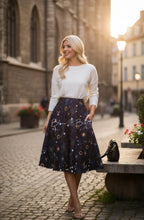 Load image into Gallery viewer, Be that woman skirt Milky Way galaxy Skirts Bloombellamoda 