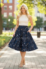 Load image into Gallery viewer, Be that woman skirt Milky Way galaxy Skirts Bloombellamoda 