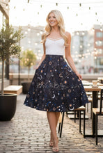 Load image into Gallery viewer, Be that woman skirt Milky Way galaxy Skirts Bloombellamoda 