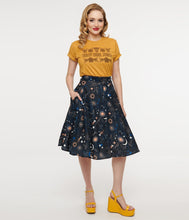 Load image into Gallery viewer, Be that woman skirt Milky Way galaxy Skirts Bloombellamoda 