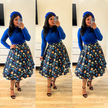 Load image into Gallery viewer, Be that woman skirt PLANETS Bloombellamoda 