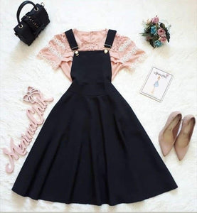 Britney Pinafore Dress Bloombellamoda 