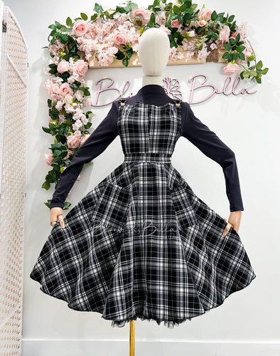 Britney Pinafore Dress Bloombellamoda 
