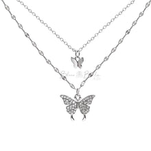 Load image into Gallery viewer, Butterfly dainty necklace A Bloombellamoda 
