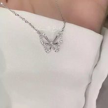Load image into Gallery viewer, Butterfly Necklace With Zircon Bloombellamoda 