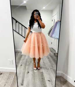 Classic full tulle skirt (6 colors) SMALL Bloombellamoda 