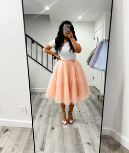 Classic full tulle skirt (6 colors) SMALL Bloombellamoda 