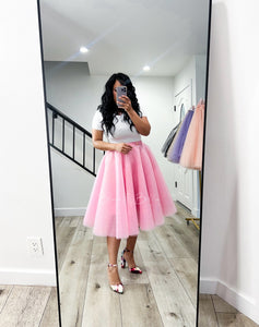 Classic full tulle skirt (6 colors) SMALL Bloombellamoda 