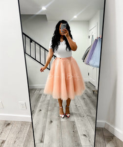 Classic full tulle skirt (6 colors) SMALL Bloombellamoda 