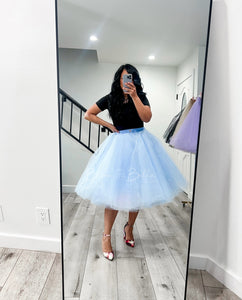 Classic full tulle skirt (6 colors) SMALL Bloombellamoda 