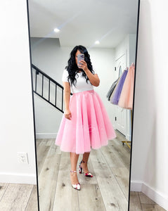 Classic full tulle skirt (6 colors) SMALL Bloombellamoda 