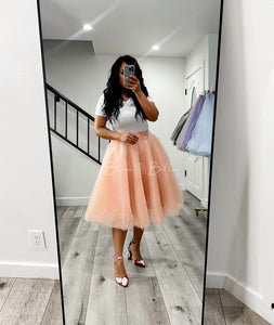 Classic full tulle skirt (6 colors) SMALL Bloombellamoda 