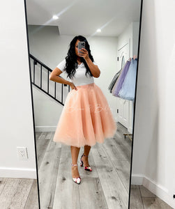 Classic full tulle skirt (6 colors) SMALL Bloombellamoda 