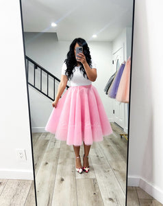 Classic full tulle skirt (6 colors) SMALL Bloombellamoda 