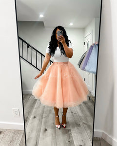 Classic full tulle skirt (6 colors) SMALL Bloombellamoda 