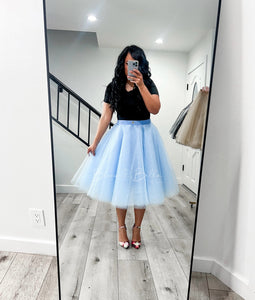 Classic full tulle skirt (6 colors) SMALL Bloombellamoda 