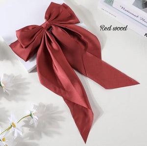 Coquette hair bow clip (22 colors) Bloombellamoda 