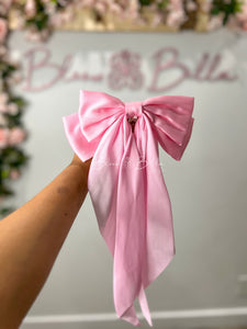 Coquette hair bow clip (27 colors) Bloombellamoda 