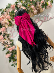 Coquette hair bow clip (27 colors) Bloombellamoda 