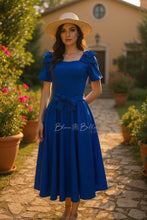 Cargar imagen en el visor de la galería, Coquette ROYAL BLUE SMALL TO XL Bloombellamoda 