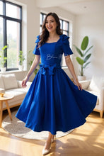 Cargar imagen en el visor de la galería, Coquette ROYAL BLUE SMALL TO XL Bloombellamoda 