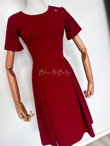 Cynthia RED/DARKRED(burgundy) SMALL TO XL Bloombellamoda 