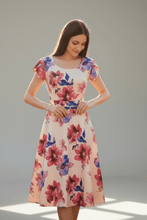 Load image into Gallery viewer, Darling white spring floral Dresses Bloombellamoda 