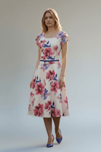 Load image into Gallery viewer, Darling white spring floral Dresses Bloombellamoda 