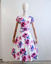 Load image into Gallery viewer, Darling white spring floral Dresses Bloombellamoda 