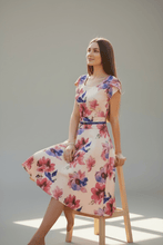 Load image into Gallery viewer, Darling white spring floral Dresses Bloombellamoda 