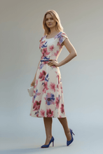 Load image into Gallery viewer, Darling white spring floral Dresses Bloombellamoda 